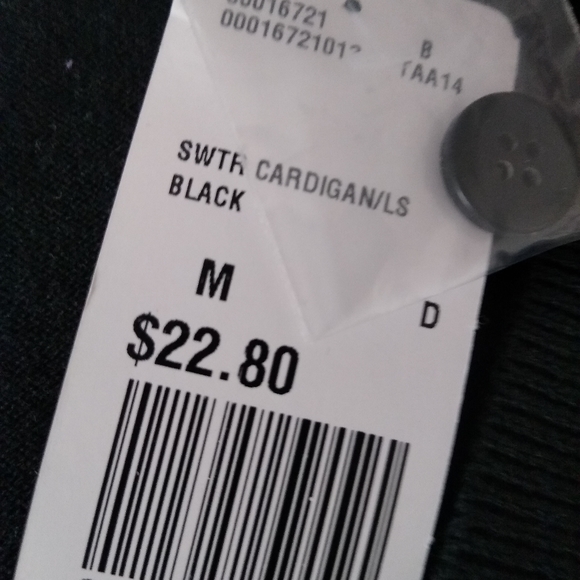 Sequin front black cardigan from Forever 21, size M. - Picture 2 of 4